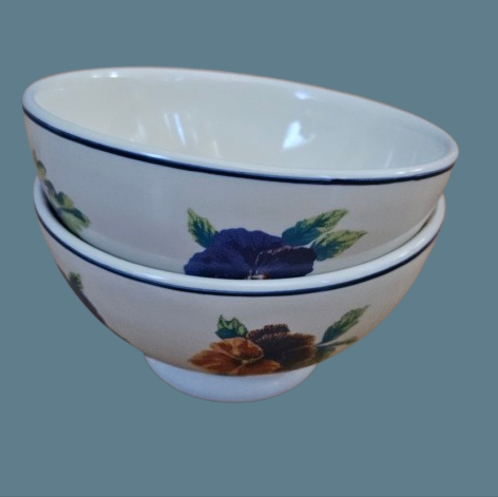 Geneviève Lethu Folles Pensées Mad Thoughts Set of 2 Bowls